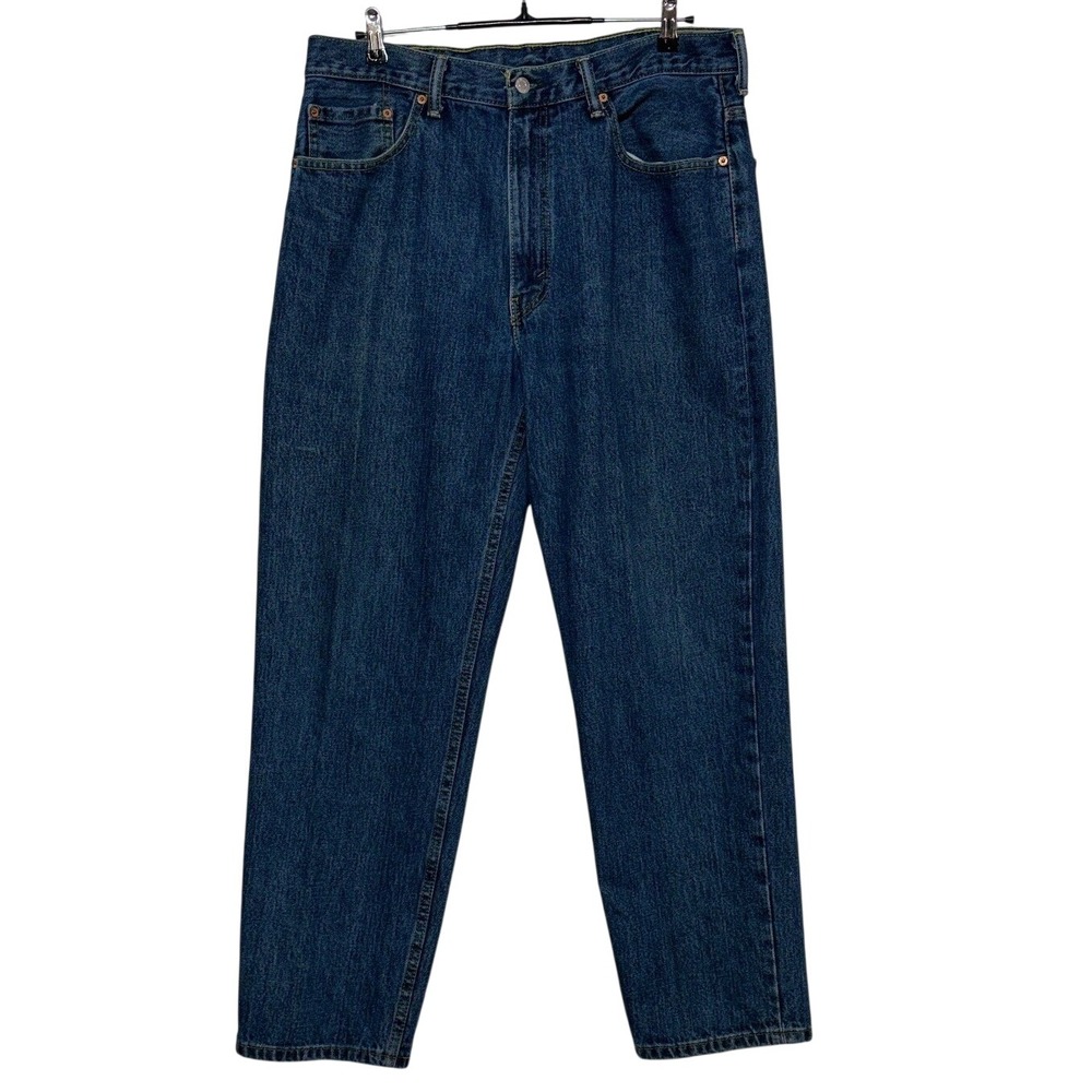 Levis 550 Jeans Mens Measures 37X31 Tag 38x32 Blue Relaxed Fit Tapered Workwear